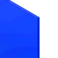MODULAR SOLUTIONS PVC PANEL 1/4" X 48" X 96", DARK BLUE